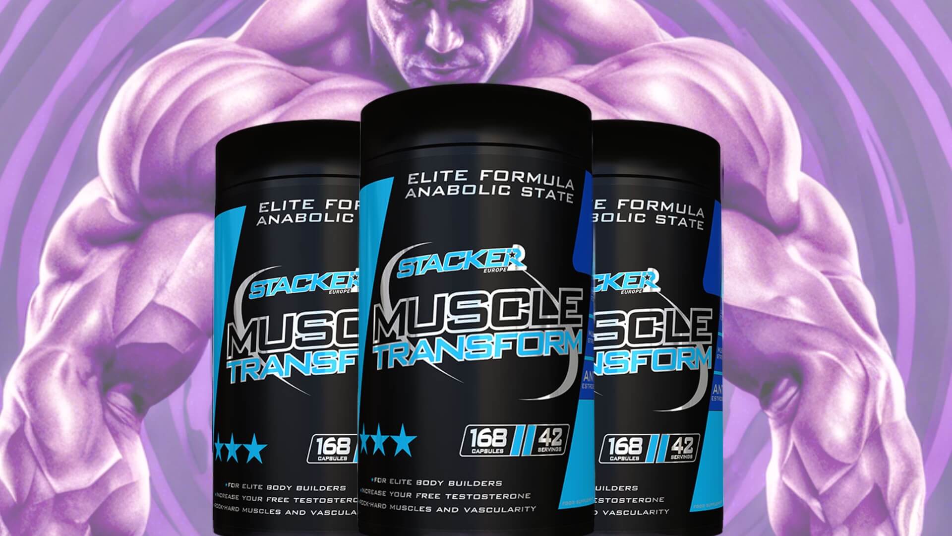 bannière du suppor thormonal muscle transform de stacker